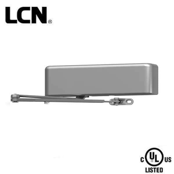 4020 Series Surface Mounted Closers, Regular Arm Door Closer, Left Hand, 180 Degree swing Aluminum